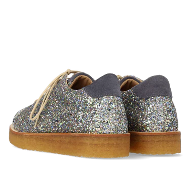 Angulus - Sneaker i glitter - 23-0606 - Blå/multi