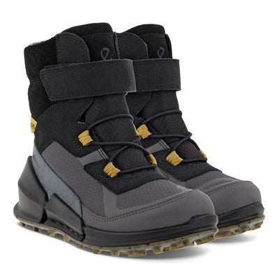 Ecco - Biom K Mid-cut Boot, 56-0244 - Sort/grå