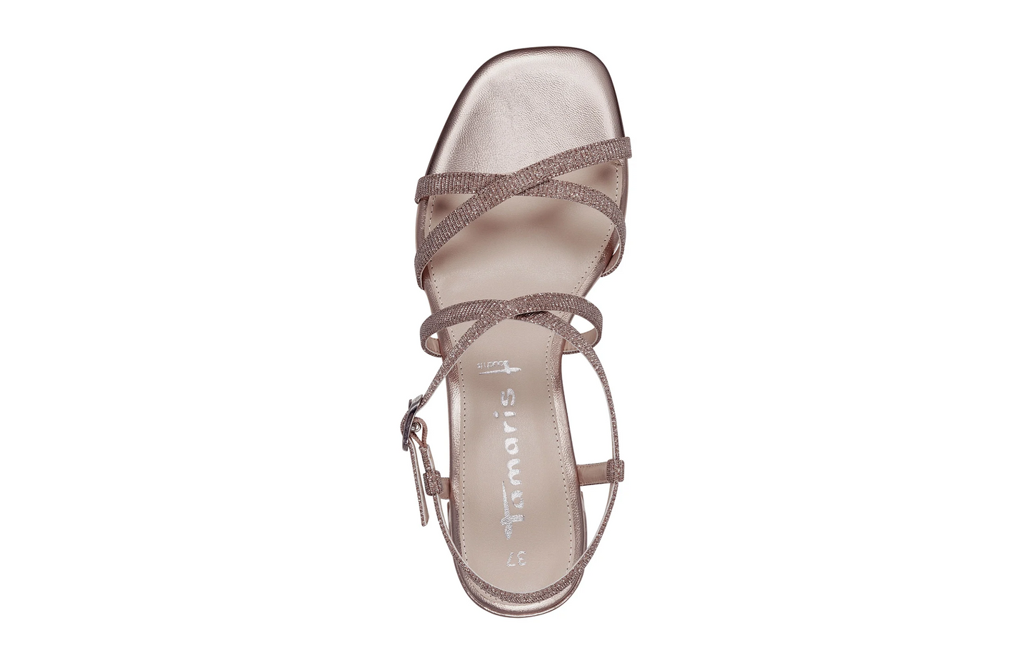 Tamaris - Sandal med lille hæl, 42-0705 - Rose Glam