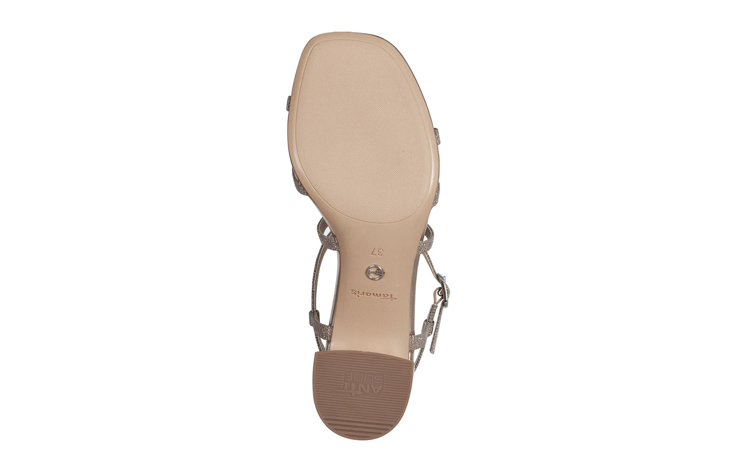 Tamaris - Sandal med lille hæl, 42-0705 - Rose Glam