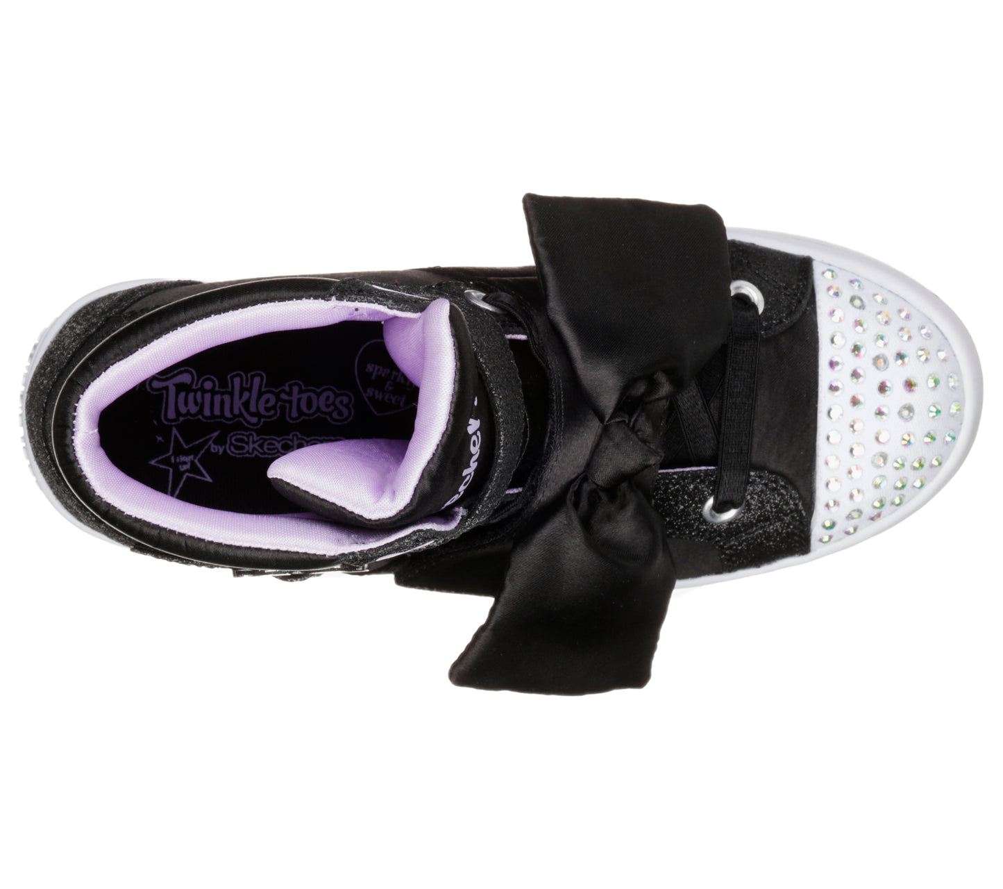 Skechers, Bow Beautiful Blinke Sneakers - Black