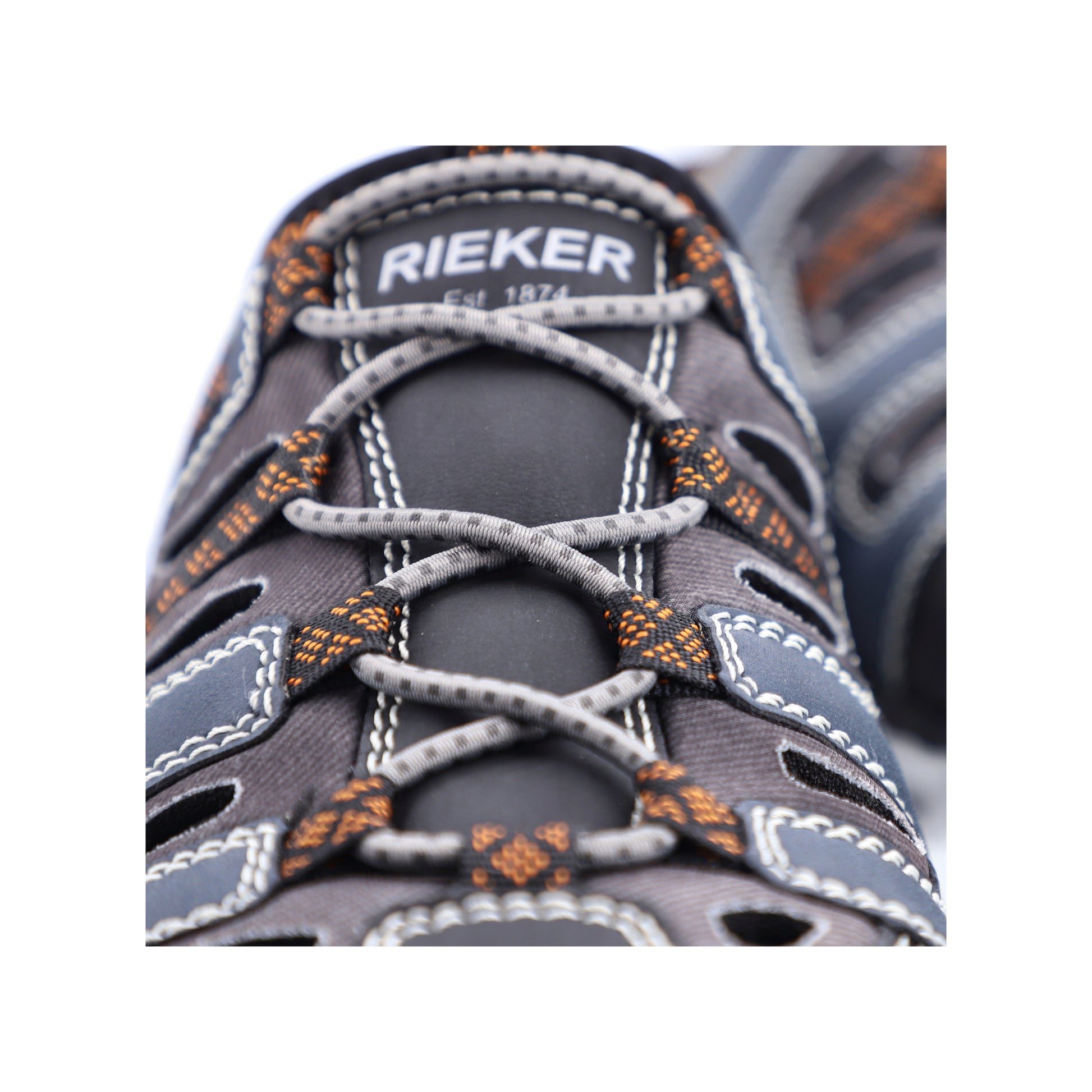 Rieker - Herre sandal tå, 14595-45 - Blå - Hurtig levering - Butik i Nørresundby – Schou Sko