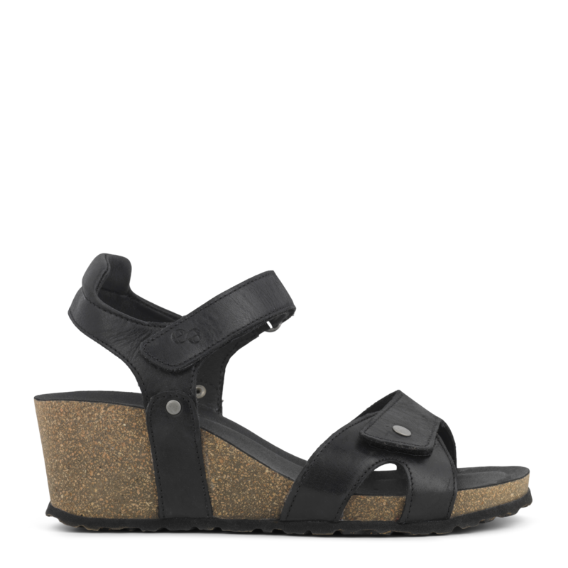 Green Comfort - Wave sandal - 42-0576 - Sort