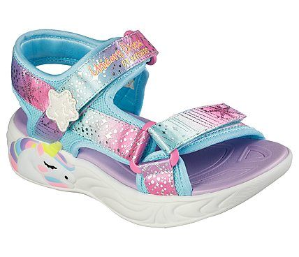 Skechers - Girls Unicorn Dreams Sandal, 48-0219 - Multifarvet