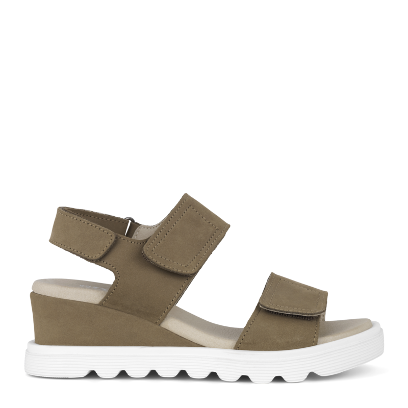 Green Comfort - Mellow Wedge sandal, 42-0585 - Taupe