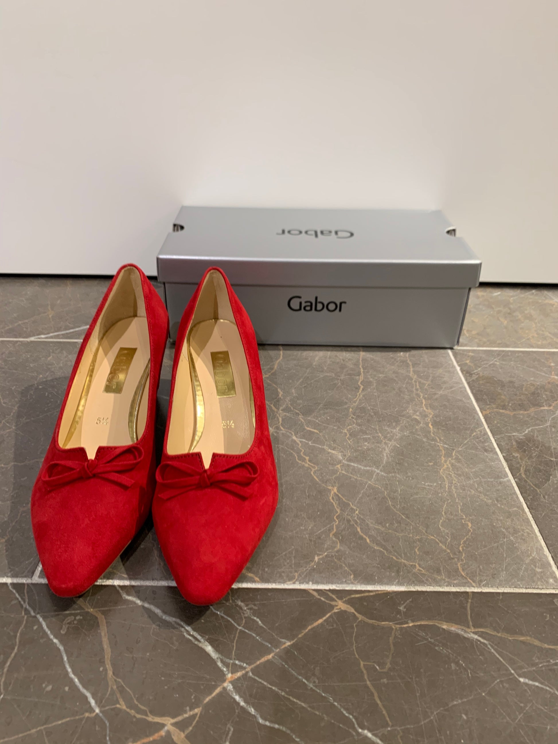 Gabor, Pump - Rød, Dame sko med hæl, 25.147.15 Butik i Aalborg og Nørresundby – Schou Bertelsen Sko