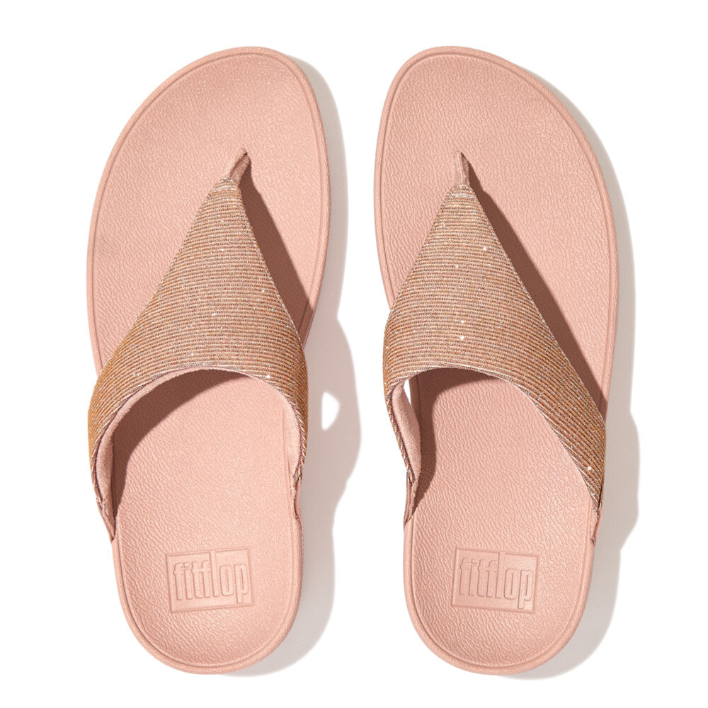 Fitflop - Lulu Shimmer Lux Toe, 44-0319 - Rose Gold