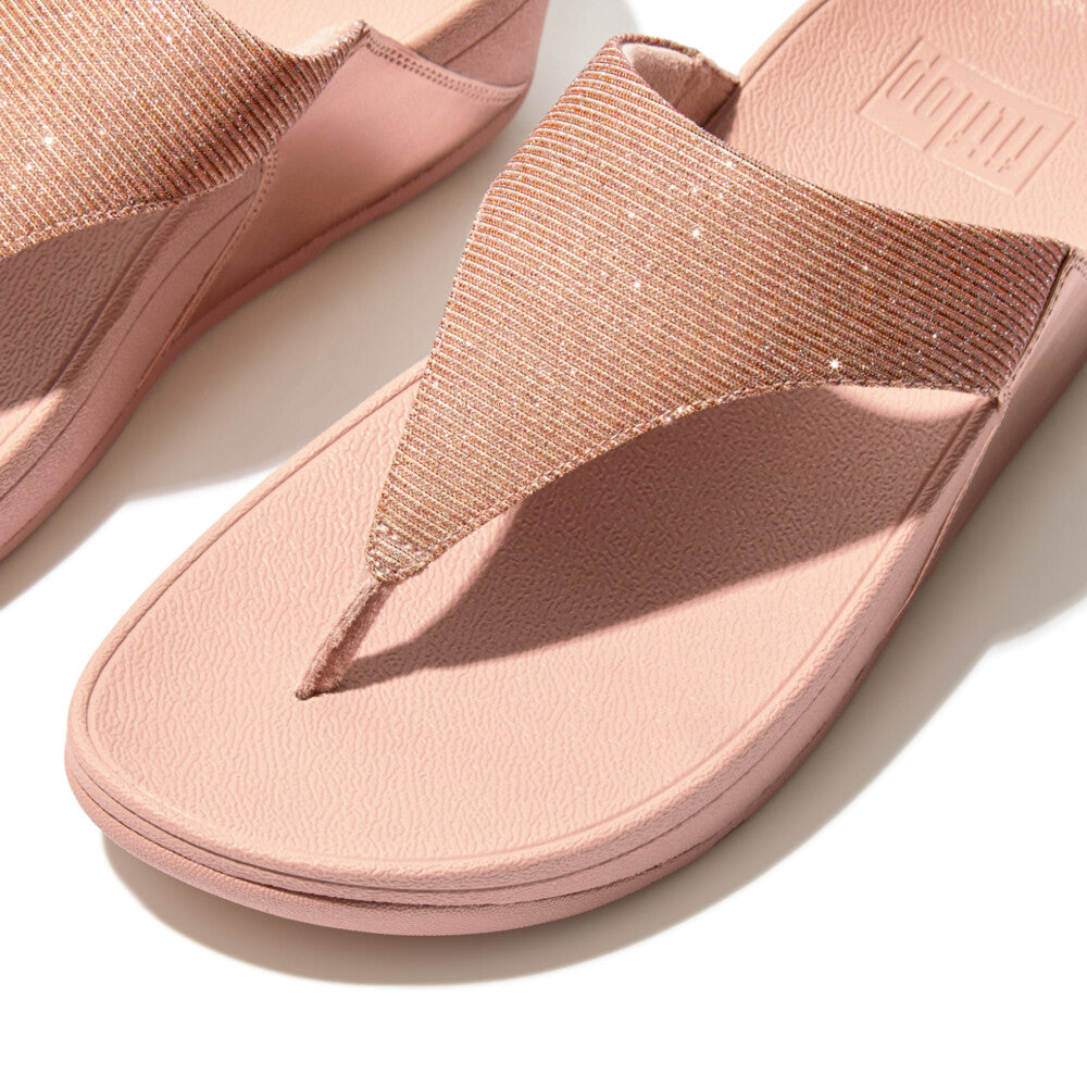 Fitflop - Lulu Shimmer Lux Toe, 44-0319 - Rose Gold