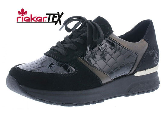 Rieker - Sneaker m/tex, 76-0833 - Sort