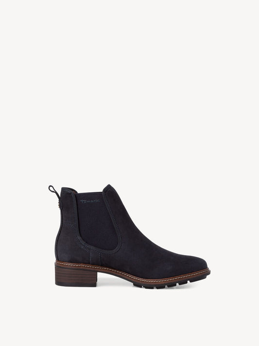 Tamaris - Leather Chelsea boot - 1-1-25440-27 805 - Blå