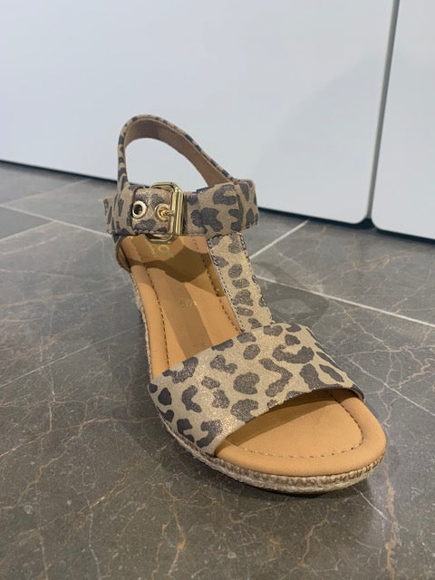 Gabor leopard print sandals online